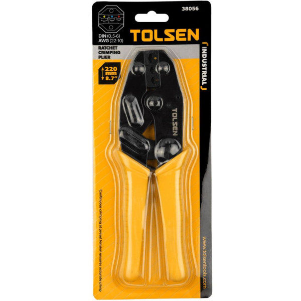Затискач для клем Tolsen (38056) 0.5-6кв.мм (22-10 AWG) 220мм «Профі» - фото №3