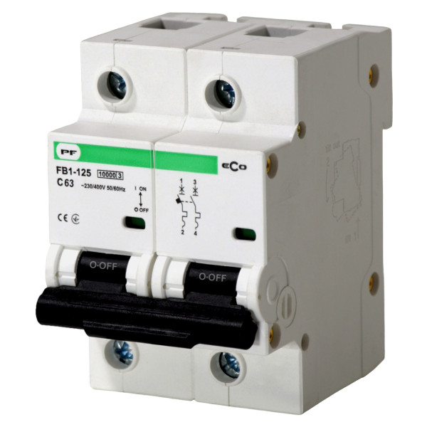 Автоматический выключатель Promfactor ECO FB1-125 2P C 63A 10кА (FB1C20063)