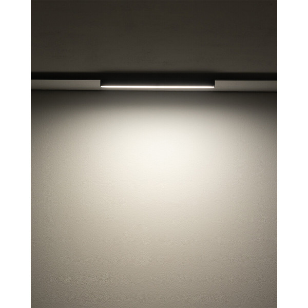 Магнитный трековый светильник Nowodvorski 11743 NANO-LVM Line Out LED 1x10W 3000K 400Lm IP20 черный - фото №1