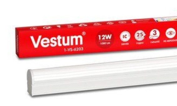 Меблевий LED світильник Vestum 1-VS-6203 12Вт 4500K 220В - фото №2