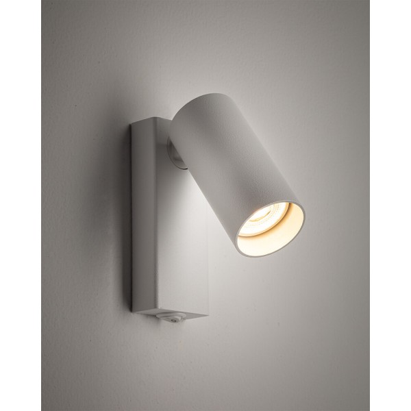 Бра, настенный светильник Nowodvorski 11764 Fourty GU10 1x10W IP20 белый - фото №1