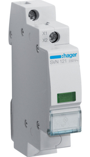 Сигнальна лампа SVN121, зелена, Hager