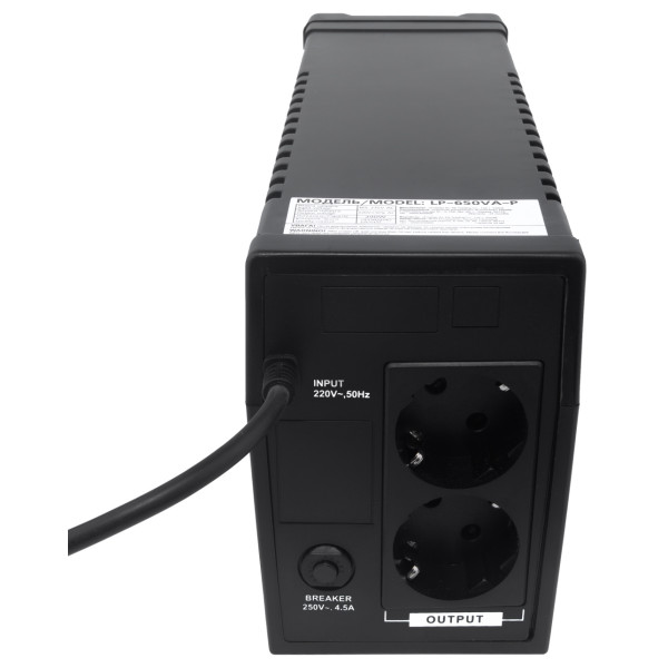 ДБЖ LogicPower LP 650VA-P 390Вт - фото №1