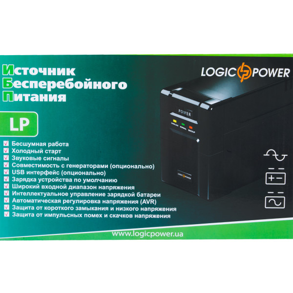 ДБЖ LogicPower LP 650VA-P 390Вт - фото №6