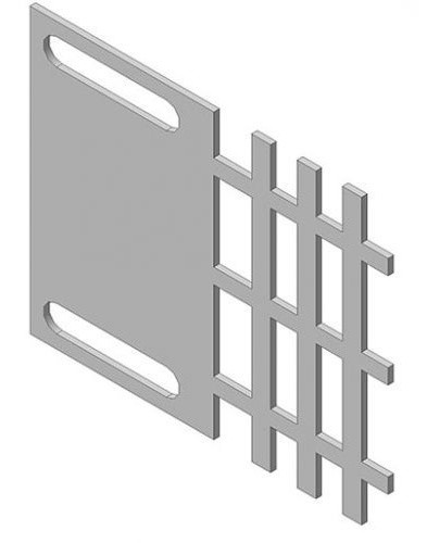 Монтажная пластина адаптера для разборного щита Билмакс Б00000833 ПМА200