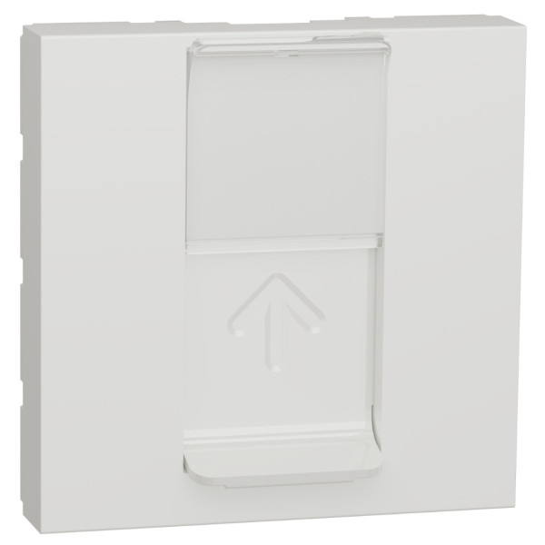 Накладка для розетки RJ45 Schneider Electric NU941118 2М (біла)