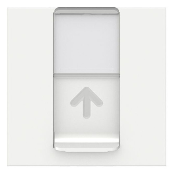 Накладка для розетки RJ45 Schneider Electric NU941118 2М (біла) - фото №1