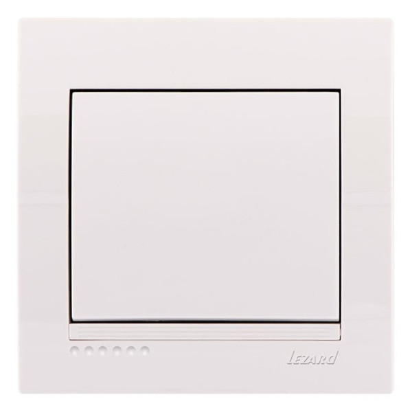 Выключатель белый Deriy, Lezard