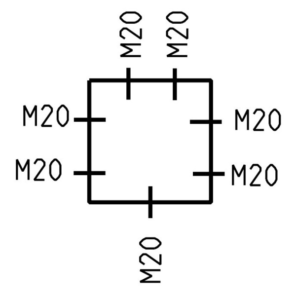 Вологозахищена клемна коробка Spelsberg Abox 040-40² (sp80440701) IP65 з клемами - фото №1