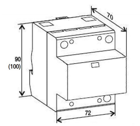 Разрядник для фотовольтаики Schrack IS011110 1000В DC 12,5kA класс I+II (B+C) - фото №2