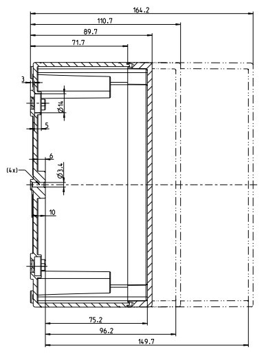 Коробка распаечная Spelsberg PS 1811-11-o (sp11090601) IP66 с гладкими стенками - фото №3