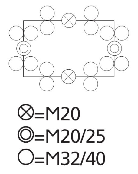 Коробка распаечная Spelsberg PS 1811-11-o (sp11090601) IP66 с гладкими стенками - фото №5