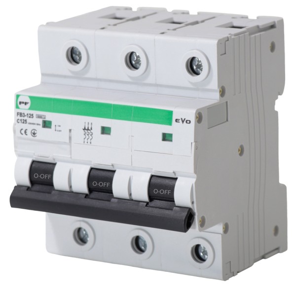 Автоматичний вимикач Promfactor EVO FB3-125 3P C 125A 15кА (FB3C3125)