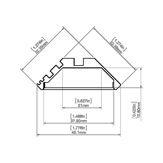 LED-профіль KLUS KOPRO, 1 метр - фото №9