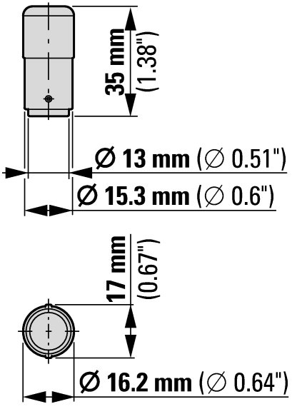 Сменная лампа Eaton SL7-L24 24В 6,5Вт для сигнального маяка - фото №1