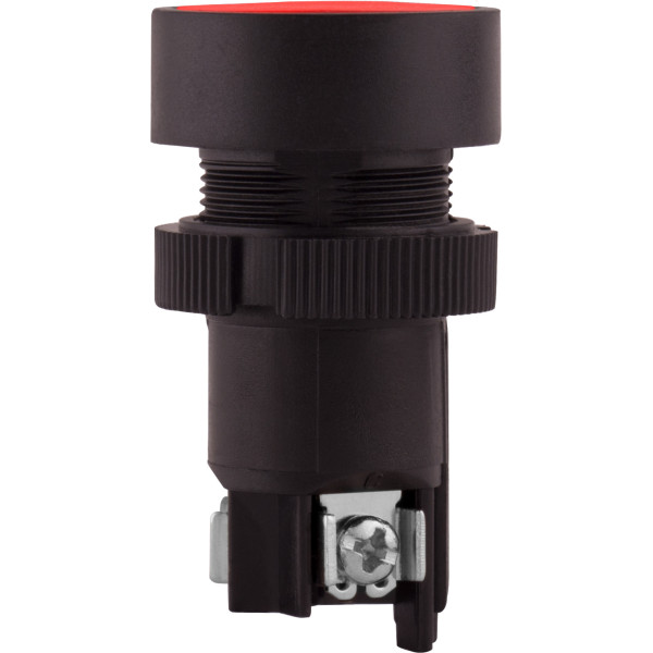 Пластикова кнопка E.Next e.mb.ea145 1NO+1NC без фіксації червона (p0810132) - фото №1