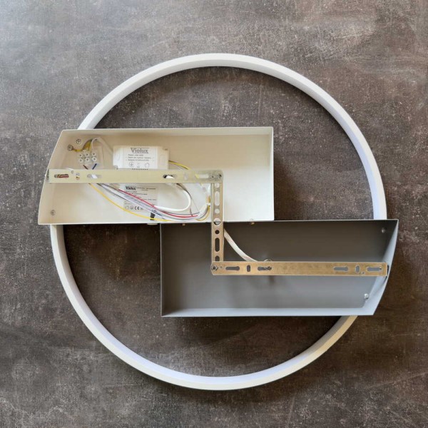 Світильник LED smart PICASSO-R+пульт 80W 3000-5000K IP20 круг біло-сірий Violux ( 220625 ) - фото №6