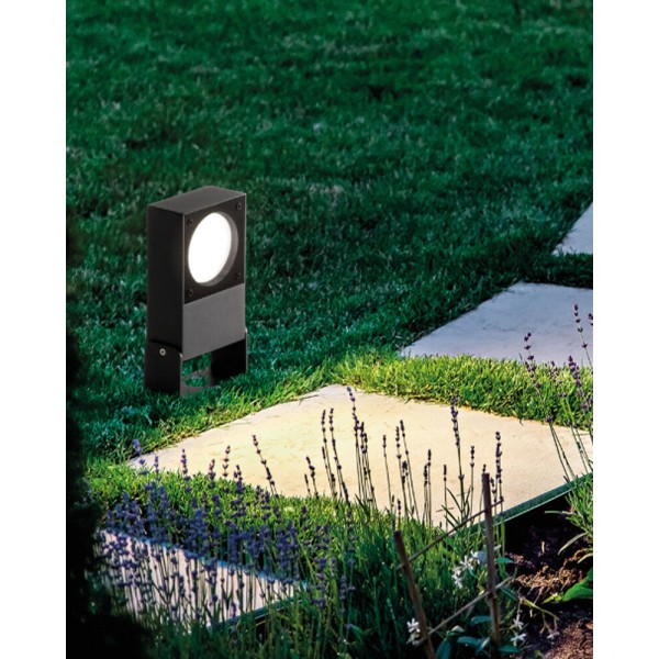 Вуличний світильник Ideal Lux 318233 Sirio Pr1 GX53 1x9W IP65 Антрацит - фото №1