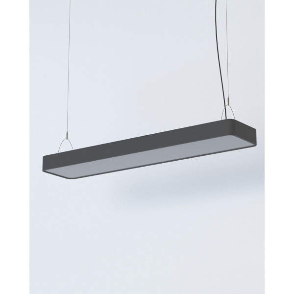 Подвесной светильник, люстра Nowodvorski 7532 Soft led T8LED 2x16W 3000K 4600Lm IP20 Графитовый