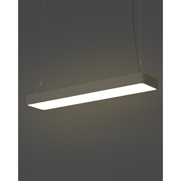 Подвесной светильник, люстра Nowodvorski 7532 Soft led T8LED 2x16W 3000K 4600Lm IP20 Графитовый - фото №2