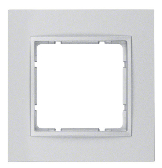 Рамка 1-местная алюминий Berker B.7