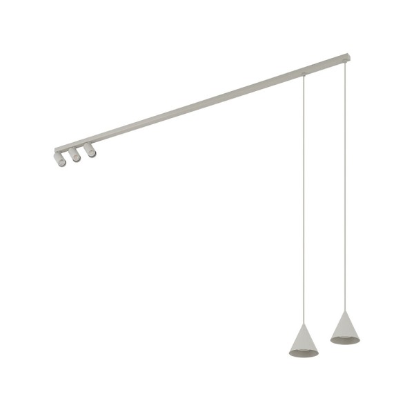 Подвесной светильник, люстра Nowodvorski 11451 Fourty V GU10 5x10W IP20 светло-серый - фото №4