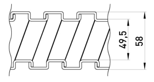 Металлорукав - Ø50 мм оцинкованный, сухой (20м) - фото №1