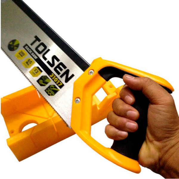 Обушкова ножівка з пластиковим стислом Tolsen (31017) 300мм - фото №1