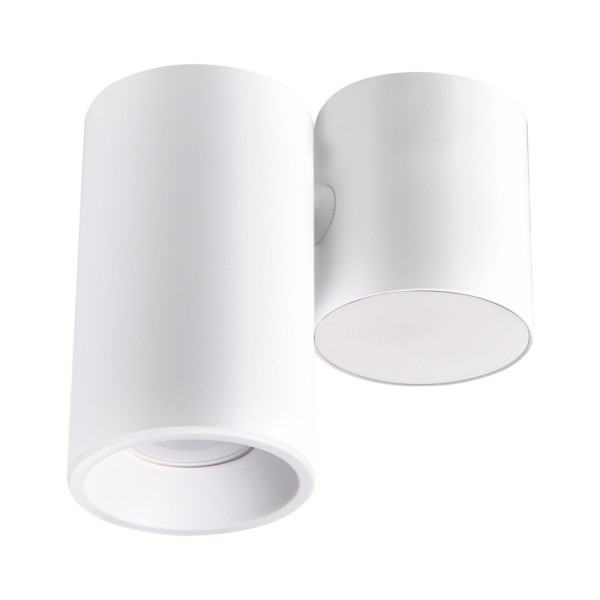 Светильник поворотный, спот Goldlux 315397 Hobro GU10 1x10W IP20 WH - фото №1