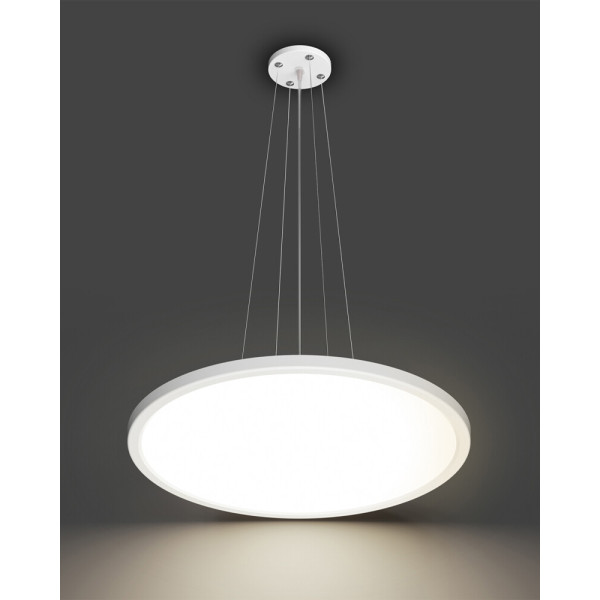 Подвесной светильник, люстра светодиодная Italux PND-72843-480R-36W-WH Manito Led 1x36W 2800K/4000K/6000K 4300Lm IP40 Белая - фото №3