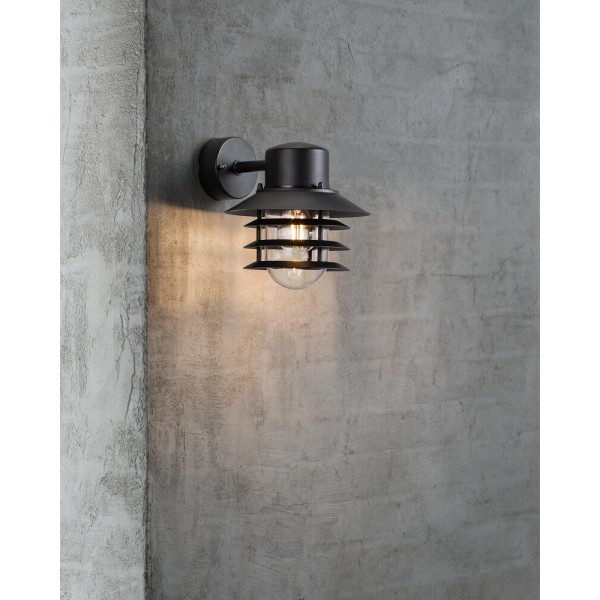 Вуличний світильник Nordlux 74471003 Vejers E27 1x60W IP54 чорний - фото №1