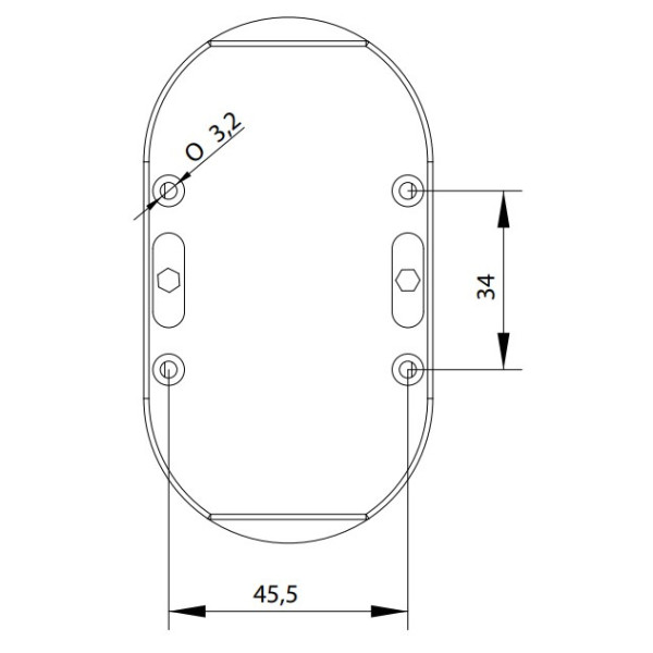 Корпус кнопочного поста ETI 004771546 ESE2 на 2 отверстия - фото №2