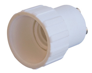 Пластиковый переходник E.Next e.lamp adapter.GU10/Е14.white GU10 на Е14 (s9100043)