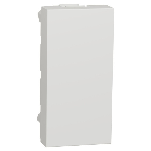 Заглушка Schneider Electric NU986518 для розетки 1М (біла)