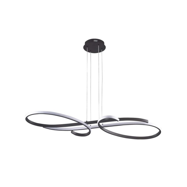 Люстра Goldlux 338198 Violin LED 1x40W 4000K 5400Lm IP20 чорна