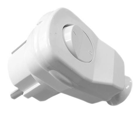 Штепсельна вилка з вимикачем SEZ WT-L BI 16А біла