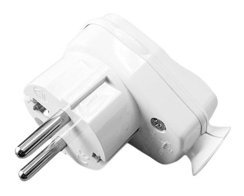 Штепсельна вилка з вимикачем SEZ WT-L BI 16А біла - фото №1