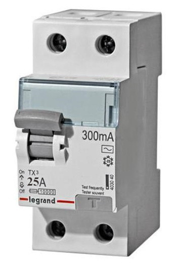 ПЗВ Legrand (403038) TX3 1Р+N 25A 300мА AC