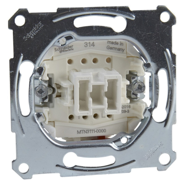 Механізм 1-полюс вимикача 10А Merten, MTN3111-0000