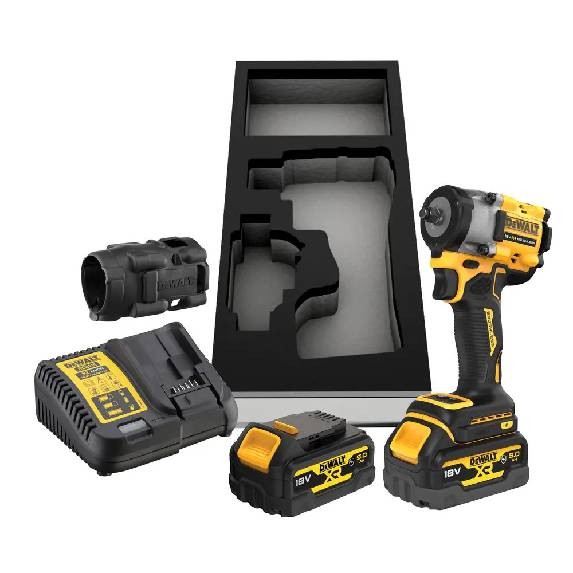 Ударний гайкокрут безщітковий DeWALT DCF923P2G XR Li-Ion 18В 610Нм 5Аг 2500об/хв 3550уд/хв серії «G» - фото №4