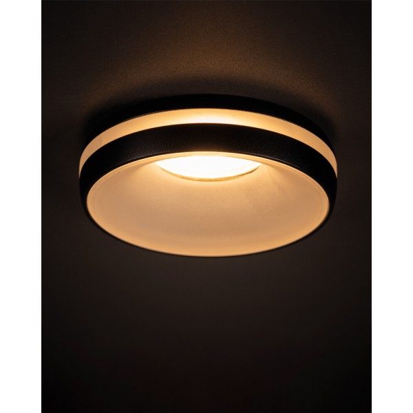 Точечный светильник Kanlux 35289 Eliceo GU10/GU5.3 1x10W IP20 черный - фото №1