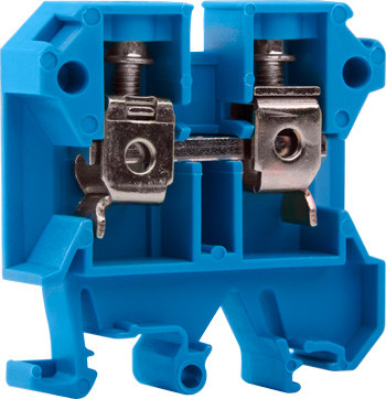 Наборная клеммная колодка E.Next e.tc.din.pro.16.blue на DIN-рейке синяя (p049021)