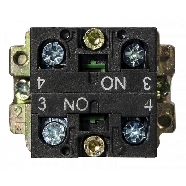 Кнопка поворотная 3-позиционная Аско-Укрем XB2-BG33 (I-0-II) с ключом(A0140010010) - фото №1