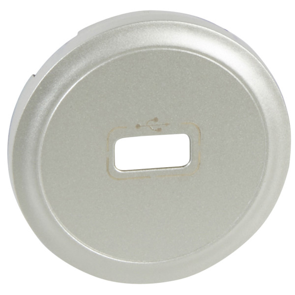 Накладка USB розетки Legrand Celiane (068553) (титан)