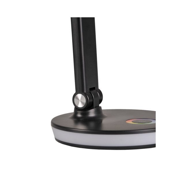 Настольная лампа Goldlux 325044 Neptun Led 1x7W 4000K+RGB 450Lm IP20 Черная - фото №1