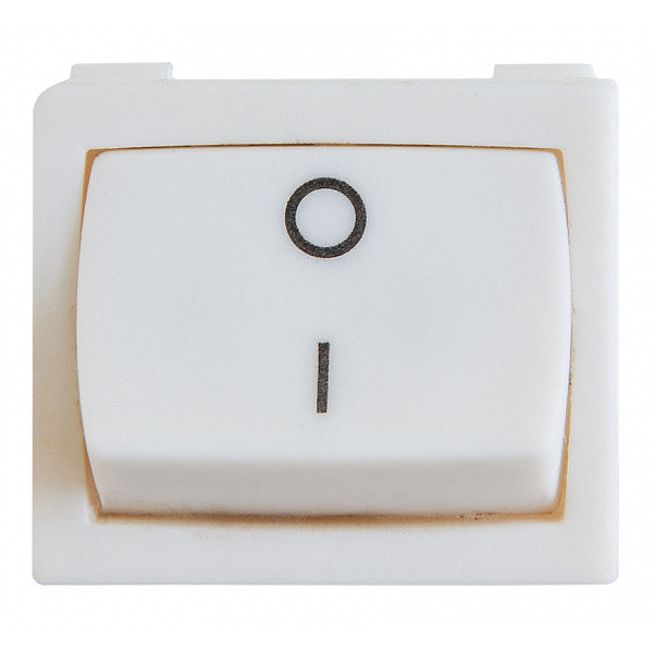 Переключатель Аско-Укрем KCD1-6-201 Wh/Wh (0-I) белый (A0140040081) - фото №1