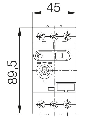 Автомат защиты двигателя Sez MIS25-10 (6,3-10А) c тепловым и электромагнитным расцепителем - фото №2