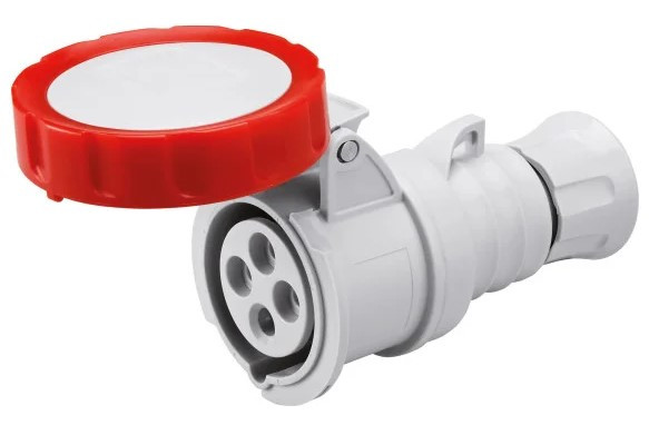 Переносной разъем GEWISS IP67 3P+E 16A 400В (GW62030H)