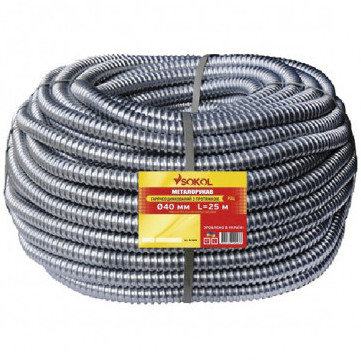 Металлорукав Sokol РЗЦ Standard Ø9 с протяжкой 50м (2.2.1.67416)
