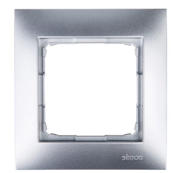 Одинарна рамка Kontakt Simon Simon 54 Premium DR1/43 (срібло)